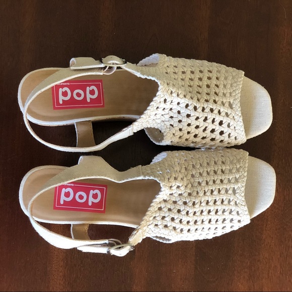 Natural POP Cork Macrame Wedge Sandal Size 11 NEW - Picture 10 of 10